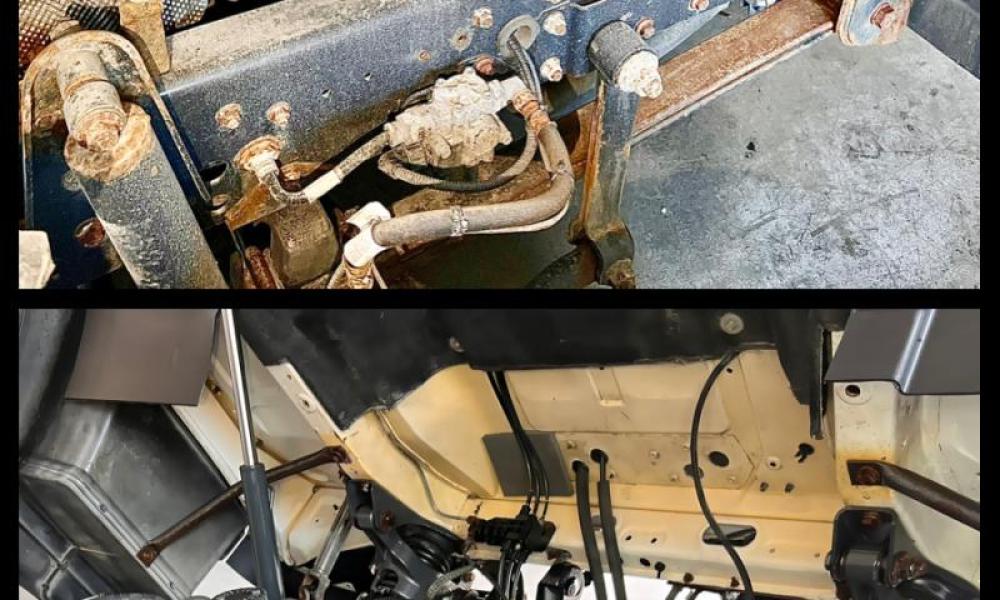 Pulizia a ghiaccio secco Iveco Eurocargo | Trattamento ruggine